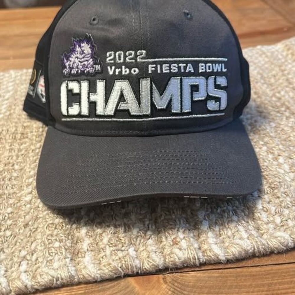TCU 2022 Fiesta Bowl Champs Nike Hat Horned Frogs Texas Christian University